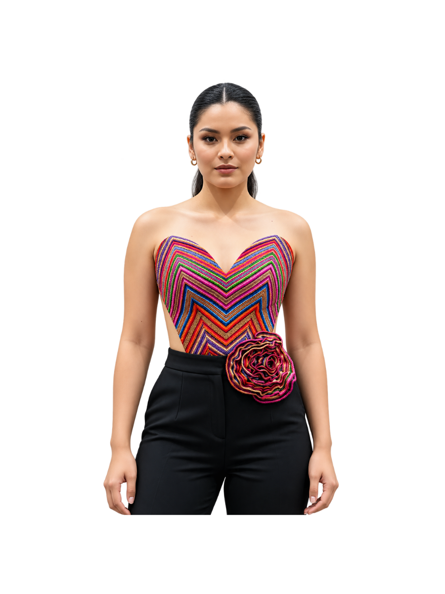 BUSTIER ANDINO “CORAZON ANDINO