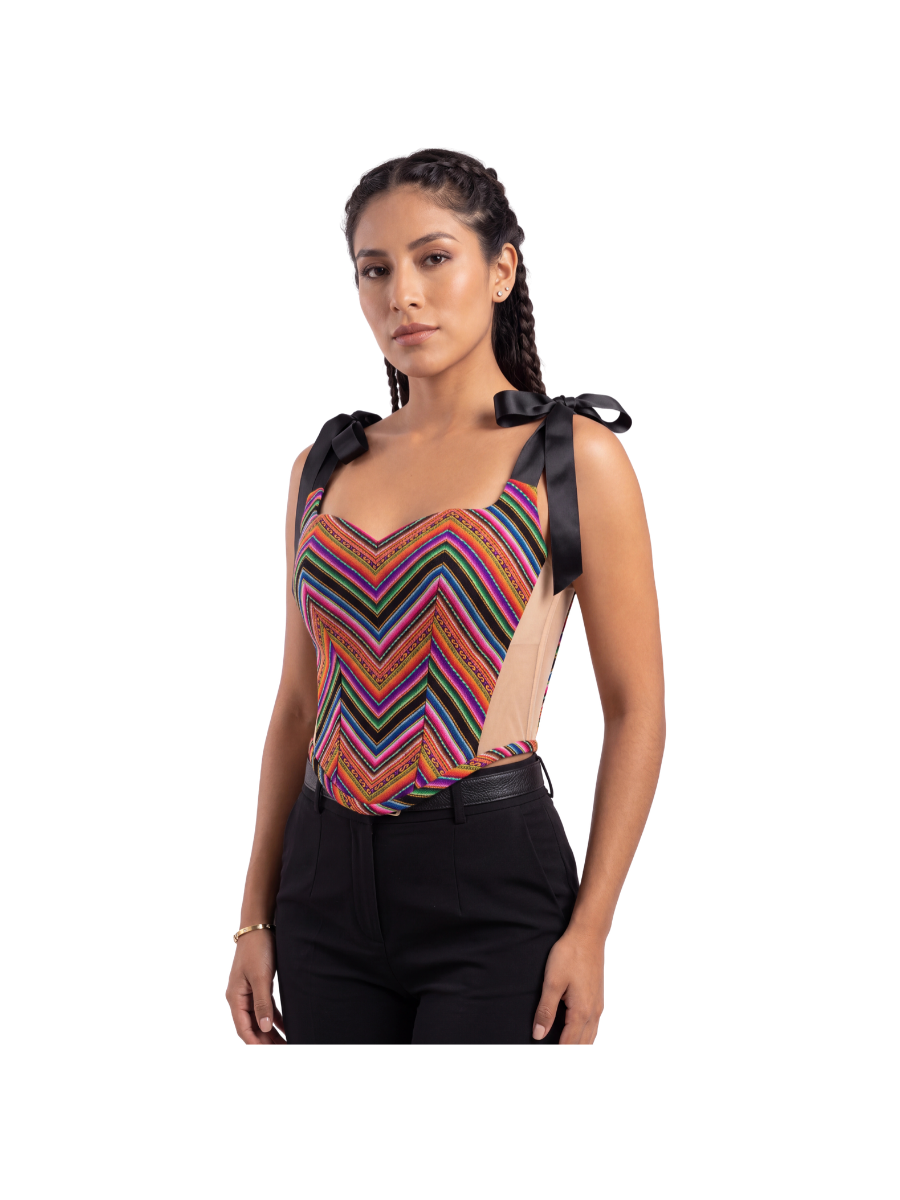 BUSTIER ANDINO PODER ANCESTRAL