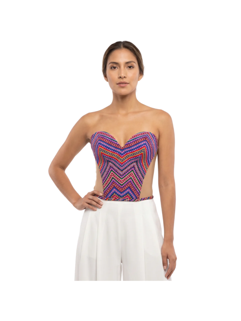 BUSTIER CORAZÓN ANDINO SANTIAGO