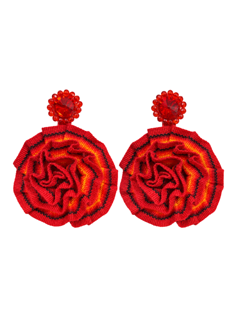 Pendientes Andinos Flor Del Sol