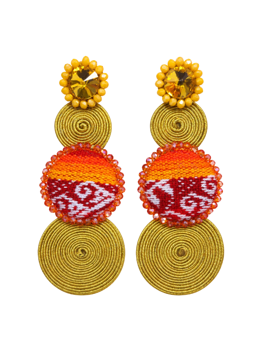 PENDIENTES ANDINOS SOL ANDINO